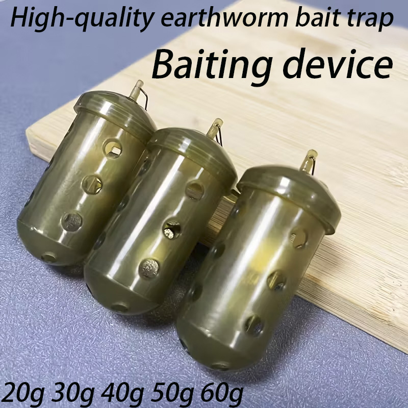 Fishing Line Dispenser - Цилиндрическая рыболовная кормушка для наживки, с