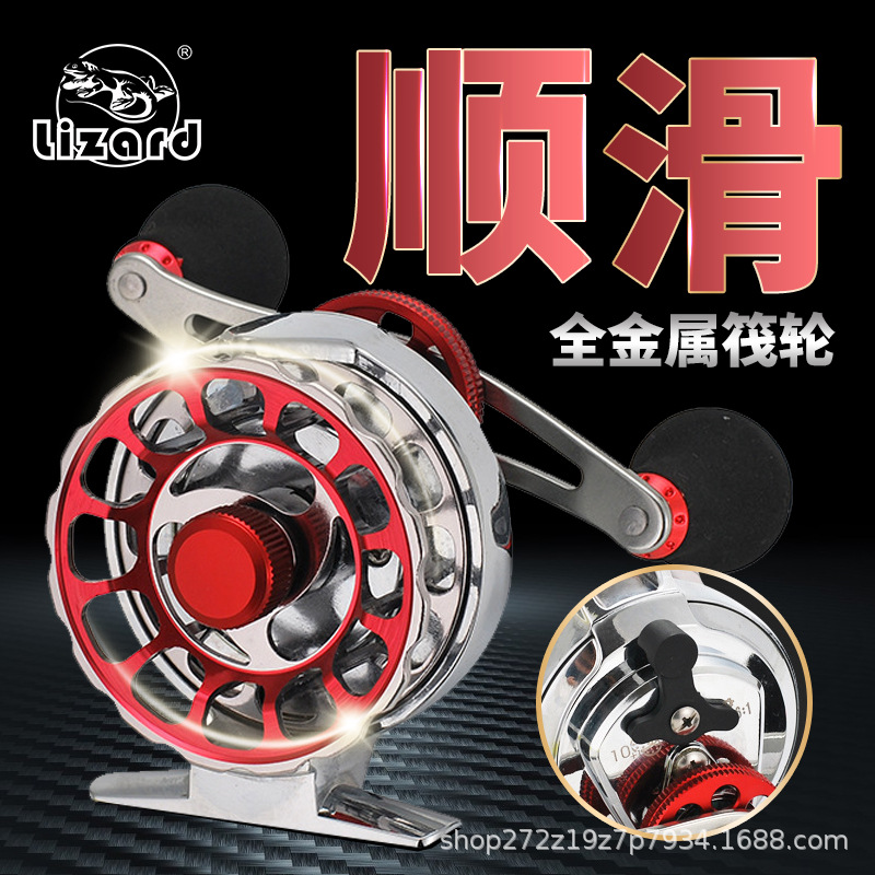 Ice Fishing Line - Цельнометаллическая катушка для ловли с плотиной