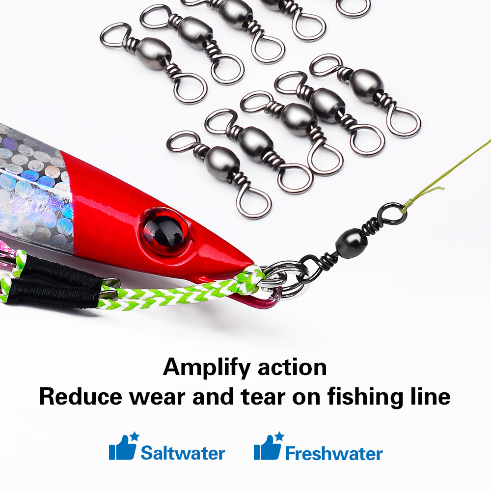 100 шт., рыболовные вертлюги,  – обзор и цена Saltwater Line