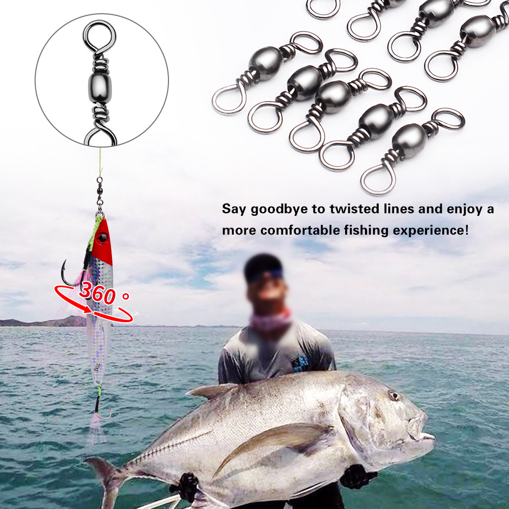 100 шт., рыболовные вертлюги,  – обзор и цена Saltwater Line